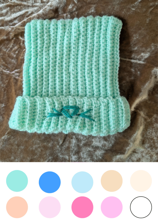 Bonnet bébé chat